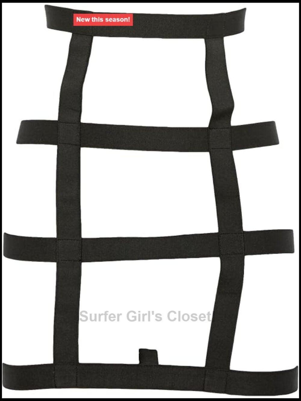 Stretchy Elastic Cage Skirt Body Harness Corset Costume Set One Size